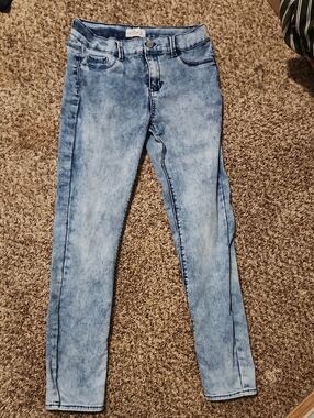 1980s Jordache Light Blue Skinny Jeans